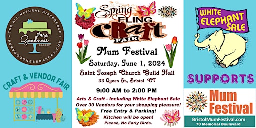 Spring Fling Vendor & Craft Fair for Bristol Mum Festival  primärbild