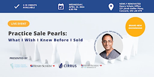 Imagem principal do evento Practice Sale Pearls: What I Wish I Knew Before I Sold