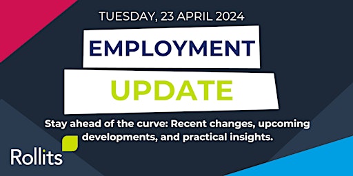 Stay ahead of the curve: Employment Law Update Seminar primary image