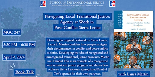 Imagem principal de Book Talk - Navigating Local Transitional Justice by Laura Martin