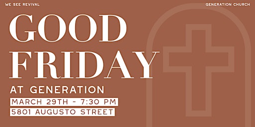 Primaire afbeelding van Good Friday Worship Night