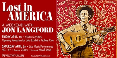 Hauptbild für LOST IN AMERICA: Jon Langford Live at The Lounge at Revolution Gallery