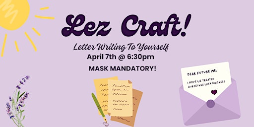 Imagem principal do evento Lez Craft: Letter Writing To Yourself