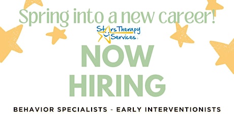 Stars Therapy Virtual Hiring Event