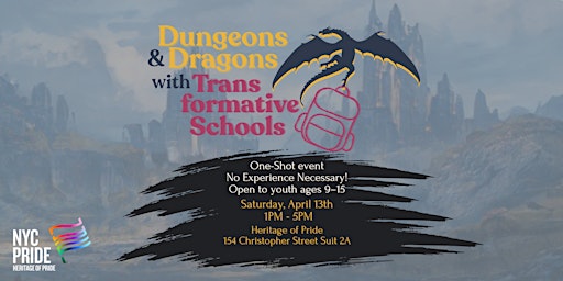 Imagem principal do evento Dungeons & Dragons with Trans formative Schools