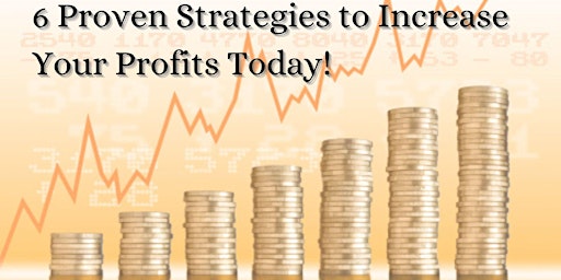 Primaire afbeelding van 6 Proven Strategies to Increase Your Profits Today!