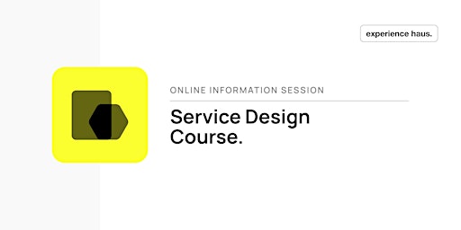 Imagen principal de Service Design Course Information Session