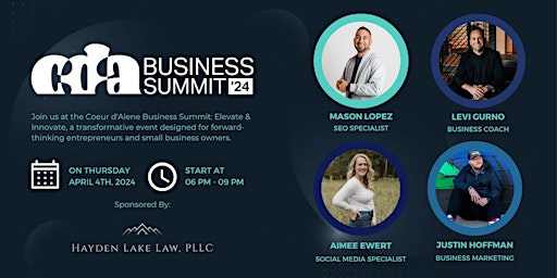 Immagine principale di Coeur d'Alene Business Summit: Elevate & Innovate 