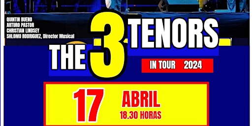 Imagem principal do evento THE 3 TENORS. ROMANTIC. TOUR 2024