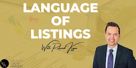 Language Of Listings  - With Roland Kym