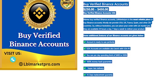 Imagen principal de Buy Verified Binance Accounts