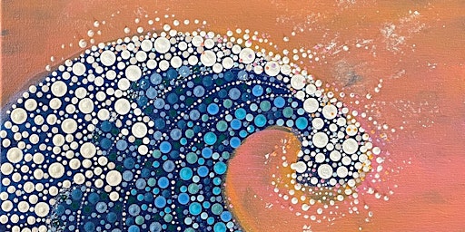 Imagem principal do evento Dive into the Art of Dotting: Cresting Ocean Waves Class!