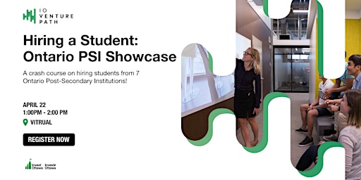 Ontario Post-Secondary Showcase: Hiring a Student Employee primary image