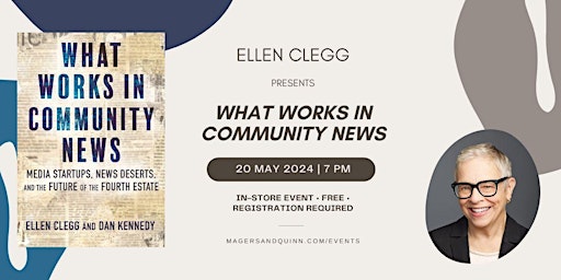 Image principale de Ellen Clegg presents What Works in Community News