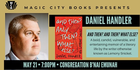 An Evening with Daniel Handler AKA Lemony Snicket