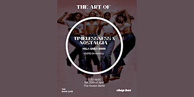 Listening Session: The Art of Timelessness & Nostalgia primary image