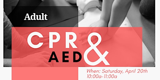 Primaire afbeelding van Adult CPR & AED Training