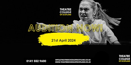 TCOS//  APRIL AUDITIONS