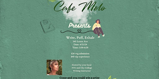 Imagem principal do evento Write, Puff, Exhale 3