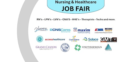 Imagem principal do evento Nursing & Healthcare Job Fair