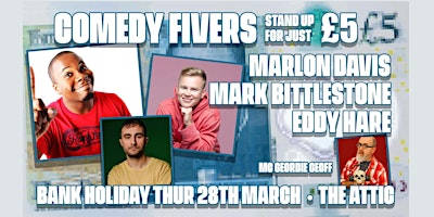 Southampton Stand Up Comedy Night Near me - Bank Holiday Thursday primary image