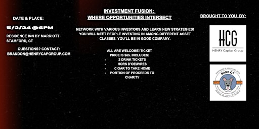 Investment Fusion: Where Opportunities Intersect primary image