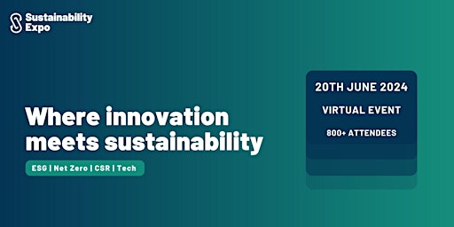 Sustainability Expo | Virtual  primärbild