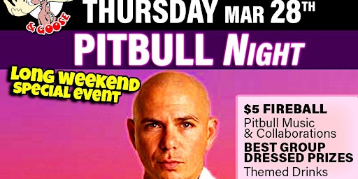 Hauptbild für 03- Pitbull Night Long Weekend Event