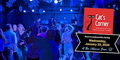 Imagen principal de Cat's Corner Swing Dance Party 04.17.24