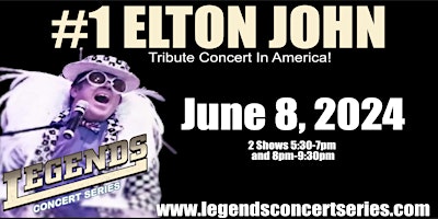 ELTON JOHN #1 Tribute in America - Greenville Music Nights June 8, 2024 primary image