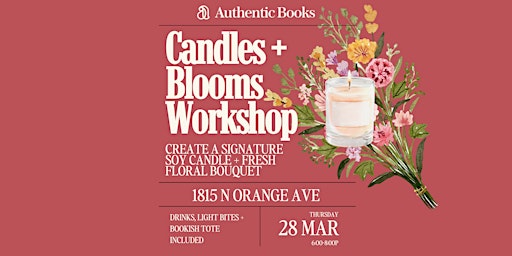 Immagine principale di Candles + Blooms Workshop 