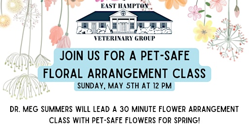 Image principale de Pet-Safe Floral Arrangement Class