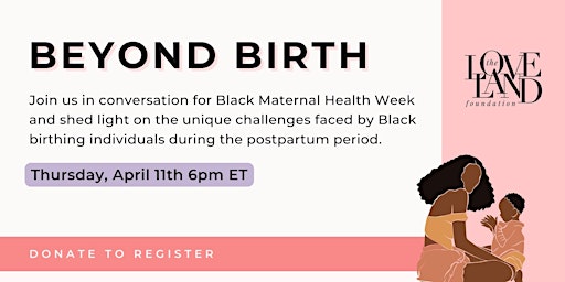 Imagen principal de Beyond Birth: Navigating Postpartum for Black Women