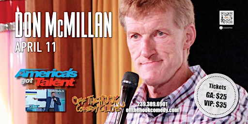 Primaire afbeelding van Comedian Don McMillan Live In Naples, Florida!