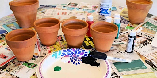 Petals & Paintbrushes: Design your plant pot primary image