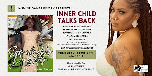 Imagen principal de Inner Child Talks Back: A Poetry Performance & Book Launch