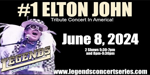 ELTON JOHN #1 Tribute in America - Greenville Music Nights- June 8, 2024 primary image