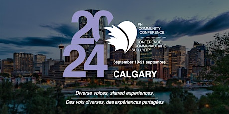 PHA Canada's 2024 PH Community Conference September 19-21