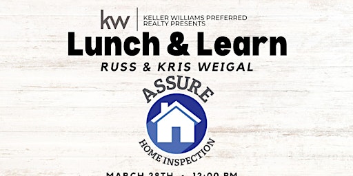 Primaire afbeelding van Assure Home Inspection Lunch and Learn