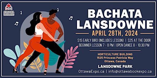 Primaire afbeelding van Ottawa Singles Weekend Festival: Lesson plus Open Floor Bachata Dancing