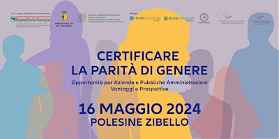 Hauptbild für Conferenze territoriali sulla Certificazione della Parità di Genere