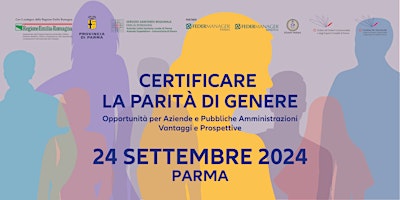 Immagine principale di Conferenze territoriali sulla Certificazione della Parità di Genere 