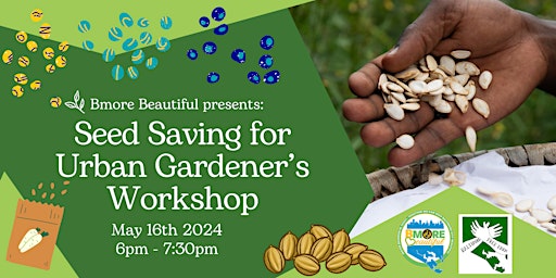 Imagem principal do evento Seed Saving For Urban Gardener's