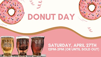 Imagem principal do evento Donut Day at Granite Coast Brewing