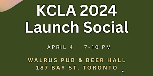 Imagem principal do evento KCLA 2024 Launch Social