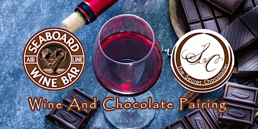 Primaire afbeelding van Wine & Chocolate Pairing ft. The Secret Chocolatier