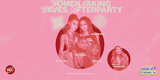 Imagem principal do evento The Women Making Waves AfterParty