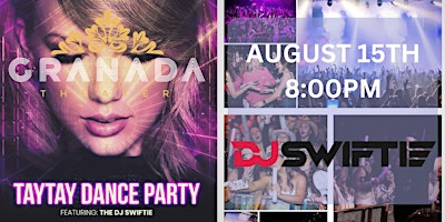 Imagen principal de TayTay Dance Party Featuring DJ Swiftie