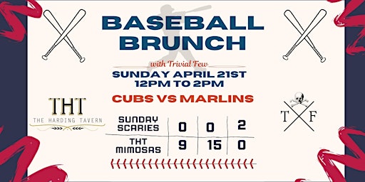 Imagem principal de Baseball Brunch at The Harding Tavern