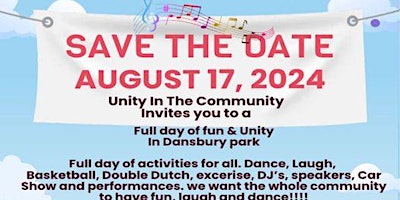 Primaire afbeelding van Unity In The Community Day Event!